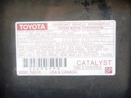 2001 Toyota Tundra Lavender Standard Cab 3.4L AT 2WD #Z22811